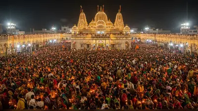 जन्माष्टमी 2025: मथुरा में उमड़ा भक्तों का सैलाब, सुरक्षा हुई चाक-चौबंद, श्रीकृष्ण जन्मभूमि पर उत्सव की धूम