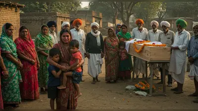 अमेरिका में झील में डूबे जींद के युवक का शव 12 दिन बाद पहुंचा पैतृक गांव, गमगीन माहौल में हुआ अंतिम संस्कार
