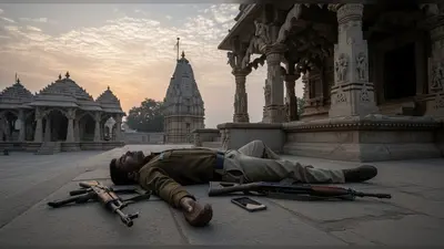 यूपी: मंदिर में पूजा, मोबाइल पर स्टेटस… फिर पीएसी जवान ने राइफल से गोली मारकर कर ली आत्महत्या, इलाके में सनसनी