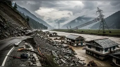 हिमाचल में कुदरत का कहर: किन्नौर में भूस्खलन से दो पर्यटकों की मौत, पौंग-डैम के उफनते पानी ने तोड़े घर, मंडी में गिरा बिजली का टावर