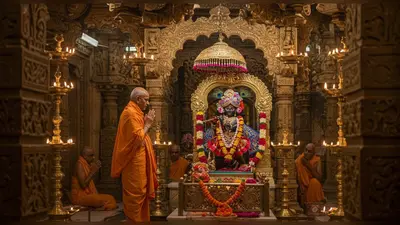 कृष्ण जन्माष्टमी 2025: 38वीं बार मथुरा पहुंचे सीएम योगी, गर्भगृह में किए कान्हा के दर्शन, भक्ति में लीन पूरा शहर