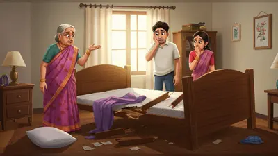 रात में टूटा पति-पत्नी का पलंग, सुबह सास ने पूछा- ‘ये किसने किया?’ – जानें पूरा वायरल मामला