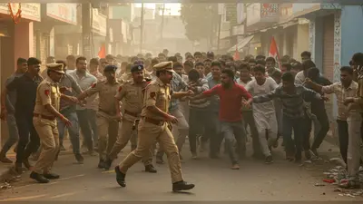 जन्माष्टमी से पहले एटा में बवाल: पुलिस टीम पर हमला, फायरिंग से फैली दहशत, इलाका तनावग्रस्त