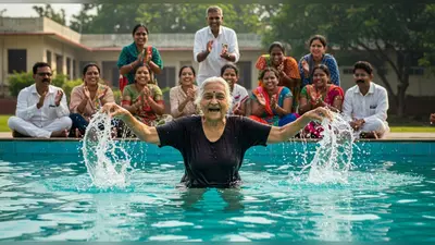 बोकारो में 125 साल की दादी ने तैराकी में दिखाया कमाल, वीडियो हुआ वायरल!