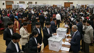 वकीलों के एसोसिएशन चुनाव में भारी गहमागहमी: 74 उम्मीदवार मैदान में, 7765 मतदाता करेंगे मतदान