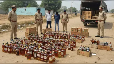 यूपी में बड़ी कार्रवाई: 25 लाख की अवैध अंग्रेजी शराब के साथ दो अंतरराज्यीय तस्कर गिरफ्तार
