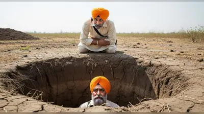 गहरे गड्ढे में क्या कर रहा है संता? बंता के सवाल ने मचाया धमाल! जानें क्यों वायरल हो रहा है यह जोक