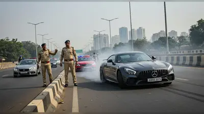 गुरुग्राम में हाइवे पर लग्जरी कारों का खौफनाक स्टंट: पुलिस रोकने गई तो अश्लील इशारे कर भागे चालक, वीडियो वायरल