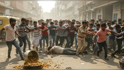 आगरा में भंडारे की सब्जी पर ऐसा बवाल कि मची भगदड़, पुलिसकर्मी हुआ घायल!