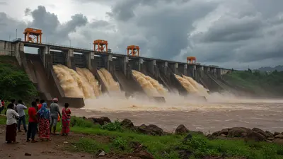 Monsoon Fury Lashes Northern Districts, Kadem Project Gates Opened