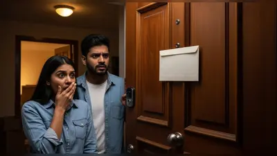 किराए के नए घर में शिफ्ट होते ही कपल के होश उड़े, 8 घंटे बाद दरवाजे पर चिपका मिला रहस्यमयी खत!