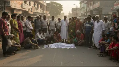 मैनपुरी में बवाल: मजदूर की मौत के बाद सड़क पर लाश रखकर हंगामा, परिजनों ने लगाया हत्या का आरोप