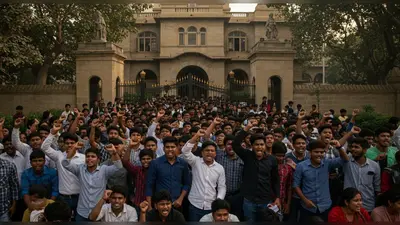 69 हजार शिक्षक भर्ती: ‘केशव चाचा न्याय करो’ के नारों से गूंजा डिप्टी सीएम का आवास, अभ्यर्थियों का जोरदार प्रदर्शन