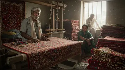भारत के कालीन उद्योग पर अंतर्राष्ट्रीय टैरिफ का कहर: 25 लाख लोगों की आजीविका खतरे में, गरीबी का मंडराया खतरा