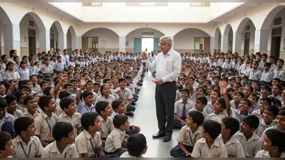 वेदम स्कूल में जिलाधिकारी का प्रेरक संवाद: बच्चों ने सीखे सफलता के सूत्र, तस्वीरें हुई वायरल