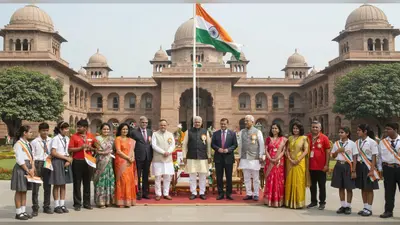 राजभवन में राजेश सिंह दयाल फाउंडेशन और कुंवर्स ग्लोबल स्कूल ने मनाया देशभक्ति का अनूठा पर्व: 15 अगस्त 2025