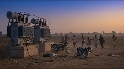 कानपुर: दो ट्रांसफार्मर चुराने आए चोरों को ग्रामीणों ने खदेड़ा, बाइक छोड़ भागे!