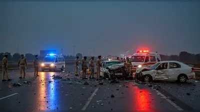 मुरादाबाद में मातम: 24 घंटे में दो बड़े सड़क हादसे, किशोर समेत तीन लोगों की मौत, लखनऊ-दिल्ली हाईवे पर कोहराम