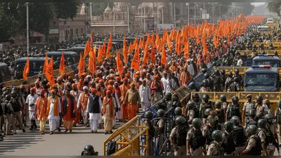 यूपी अलर्ट: विहिप की धर्म यात्रा पर विवादित स्थल के चलते कड़ी निगरानी