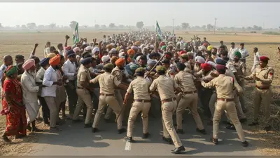 यूपी में खाद का हाहाकार: किसान सड़क पर, पुलिस ने बरसाई लाठियां; विभाग बोला-बस दस दिन का स्टॉक