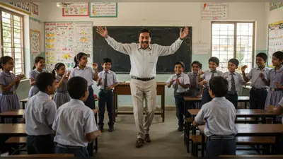 मास्टर साहब ने क्लास में बच्चों संग किया ‘देश रंगीला’ पर जबरदस्त डांस, वीडियो हुआ वायरल!