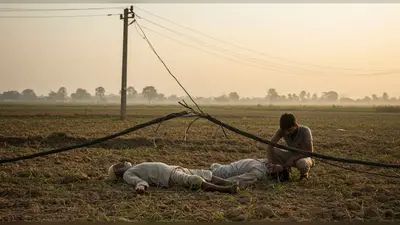 आगरा: खेत में टूटे तार ने ली किसान की जान, बचाने दौड़ा बेटा भी झुलसा