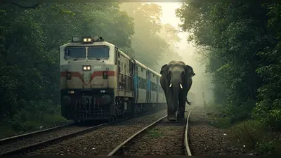 ट्रैक पर दौड़ती ट्रेन के सामने अचानक हाथी, बाल-बाल बची जान! IFS अधिकारी ने शेयर किया दहला देने वाला वीडियो