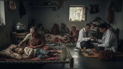 संभल के सिरसी गांव में हर घर में फैला बुखार: 400 बीमार, बच्चों की हालत गंभीर, इलाज के लिए निजी डॉक्टरों का सहारा