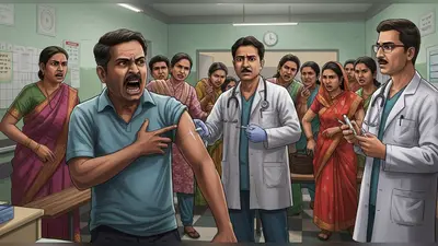 खांसी का इलाज कराने गए मरीज को डॉक्टर ने लगाई कुत्ते काटने वाली सुई, अस्पताल में मचा हंगामा