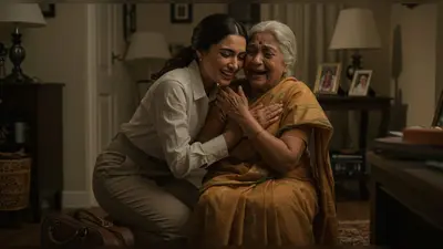 विदेश से लौटी एयर होस्टेस पोती का दादी को दिल छू लेने वाला सरप्राइज, वीडियो हुआ वायरल