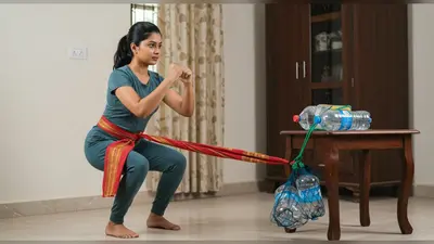 बाहर न जा पाने पर महिला ने घर में ही किया एक्सरसाइज का धांसू ‘जुगाड़’! वीडियो देख लोग हुए हैरान