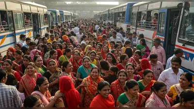 रक्षाबंधन पर यूपी में बहनों को मिला उपहार: 63 लाख महिलाओं ने किया मुफ्त बस सफर, पुरुषों को भी फायदा