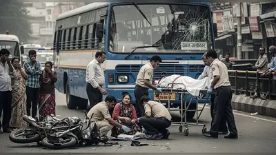 लखनऊ में दिल दहला देने वाला हादसा: रोडवेज बस की टक्कर से बहन की मौत, भाई-भाभी गंभीर घायल