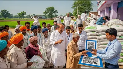 यूपी के सहकारी बैंकों में अब QR कोड से भुगतान की सुविधा, मंत्री बोले – इस बार किसानों को पहले से ज्यादा खाद मिली