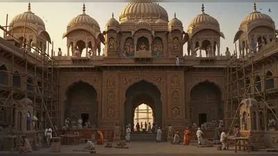 जनकपुरी महोत्सव 2025: मिथिला महल का भव्य निर्माण, 80 कारीगर दिन-रात कर रहे तैयार; जल्द गूंजेगी श्रीराम की जयकार