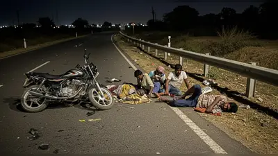 अलीगढ़ में भीषण हादसा: अज्ञात वाहन ने रौंदे 4 मजदूर, 1 की दर्दनाक मौत, 3 गंभीर घायल