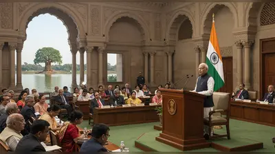 अमित शाह ने स्पीकर्स कॉन्फ्रेंस का उद्घाटन किया:गृहमंत्री ने कहा- भारत में एक बूंद खून बहाए बिना सत्ता परिवर्तन होता रहा है