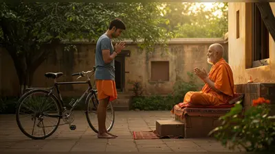 मां की बात पर घर छोड़, 400 किमी साइकिल चलाकर प्रेमानंद महाराज से मिला छात्र; आश्रम में मिला सहारा