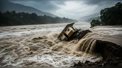 कठुआ में मूसलाधार बारिश का कहर: नदी में बह गया सुलभ शौचालय, रोंगटे खड़े कर देने वाला वीडियो वायरल