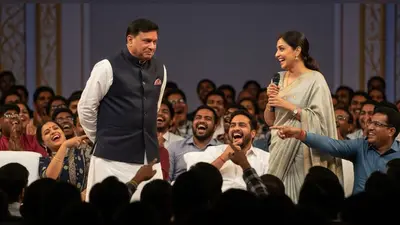 मंच पर पत्नी ने खोले शुभांशु शुक्ला के ऐसे राज कि शर्मा गए नेताजी, लोग ठहाके मारकर हंसे!
