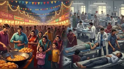 मुरादाबाद: फूलडोल मेले में पकौड़ी बनी आफत, 100 से ज़्यादा लोग हुए बीमार, अस्पताल में मची अफरा-तफरी