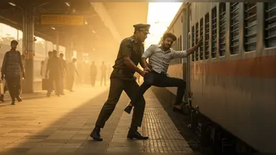 यूपी में चमत्कार! चलती ट्रेन से गिरा यात्री, RPF जवान ने जान पर खेलकर ऐसे बचाई ज़िंदगी