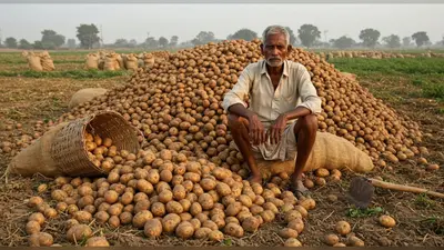 आलू ने रुलाया किसानों को: बढ़ी लागत, घटा मुनाफा, कैसे भरें पेट?