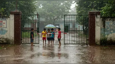 उत्तर प्रदेश में भारी बारिश के चलते कक्षा 1 से 8 तक के सभी स्कूल बंद, जानें पूरा अपडेट