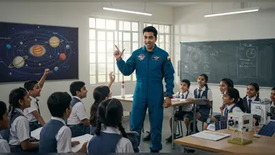 लखनऊ में अंतरिक्ष यात्री शुभांशु शुक्ला का बच्चों को खास संदेश: ‘जल्दी सोओ, जल्दी उठो और टाइम टेबल से पढ़ो’
