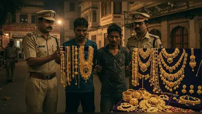 लखनऊ में चोरों का सफाया: दिन में रेकी, रात में चोरी; लाखों के जेवर संग दो बदमाश गिरफ्तार