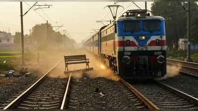 कानपुर: रेलवे ट्रैक पर बेंच, ड्राइवर की सूझबूझ से टला बड़ा रेल हादसा!