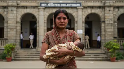 शाहजहांपुर में मानवता शर्मसार: माँ ने शिशु का शव गोद में लेकर सिपाही पर लगाया धक्का मारकर मौत का आरोप