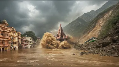 राजस्थान में बाढ़ जैसे हालात, 8 जिलों में स्कूल बंद:प्रयागराज में गंगा चौथी बार लेटे हनुमानजी तक पहुंची; हिमाचल में बस पर लैंडस्लाइड