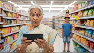सुपरमार्केट में पोते की फोटो देखकर दादी हुई हैरान: जानें वायरल तस्वीर में ऐसा क्या दिखा!